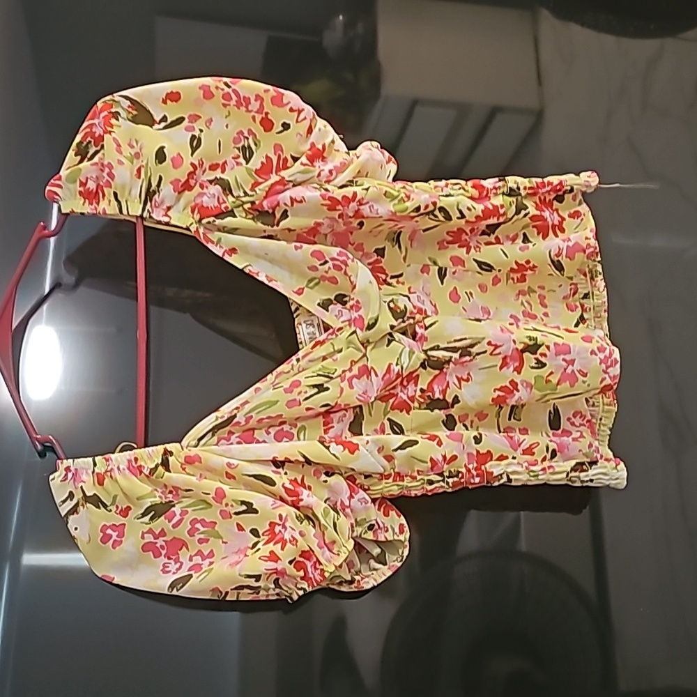 Floral spring/summer top